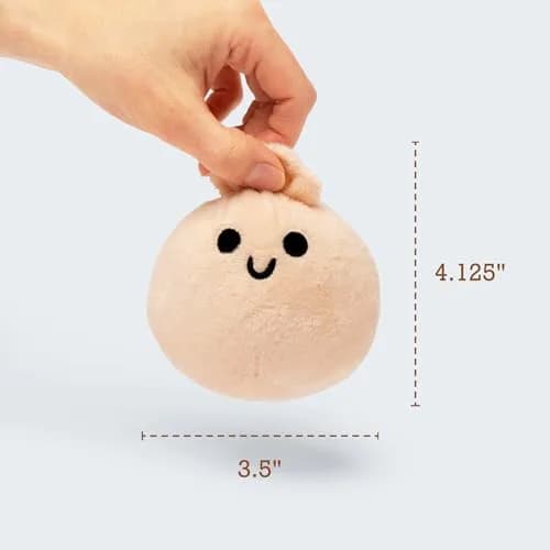 WHAT DO YOU MEME? Emotional Support Dumplings Plush Set with Basket | 5 Plushies + 1 Basket thumbnail 4