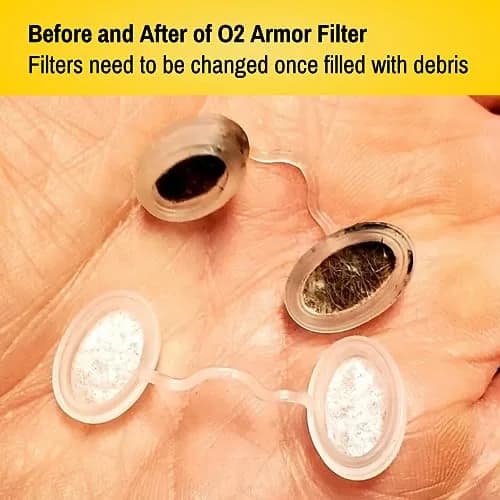 O2 Armor Nose Filters for Welding, Dust & Allergies X-Small (50 Pack) | Discreet Nasal Filters for Cleaner Breathing thumbnail 2