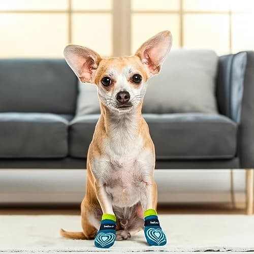 PawFlex Comfy Pawz Dog Socks | Non-Slip Cotton Traction Control for Senior & Disabled Dogs thumbnail 5