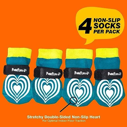 PawFlex Comfy Pawz Dog Socks | Non-Slip Cotton Traction Control for Senior & Disabled Dogs thumbnail 6