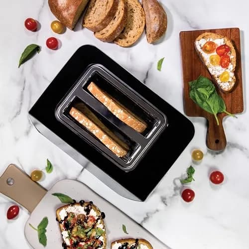 Nostalgia Inspirex Touch Screen Toaster 2 Slice | Modern Stainless Steel Kitchen Appliance thumbnail 5