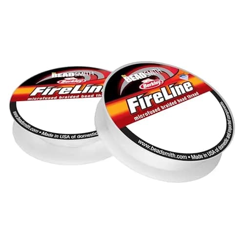 The Beadsmith Fireline Micro-Fused Braided Thread 15 yards | Strong, USA-made beading thread for jewelry making thumbnail 1
