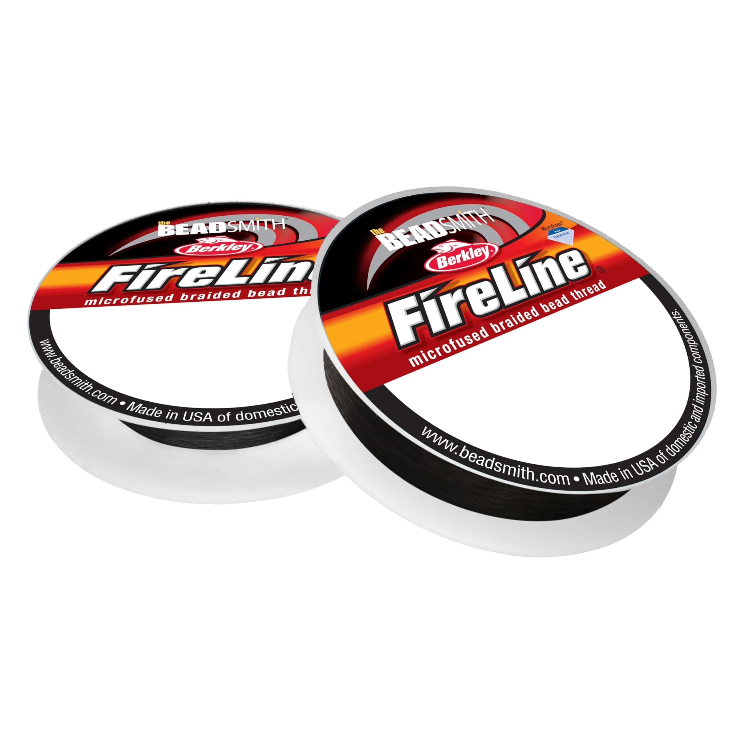 The Beadsmith Fireline Micro-Fused Braided Thread 15 yards Smoke Grey | High Tensile Strength Jewelry Thread - main product image