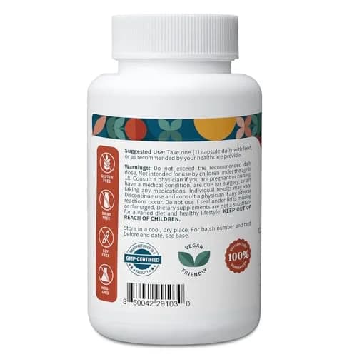 Pattern Wellness CoQ10 Supplement – 30 Vegan Capsules | Supports Cellular Energy & Circulatory Wellness thumbnail 2