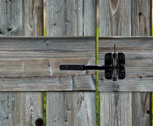 SANKINS Self Locking Gate Latch for Wooden Fence, Gravity Lever Lock, 2pcs | Heavy Duty Lock for Outdoor Gates thumbnail 7