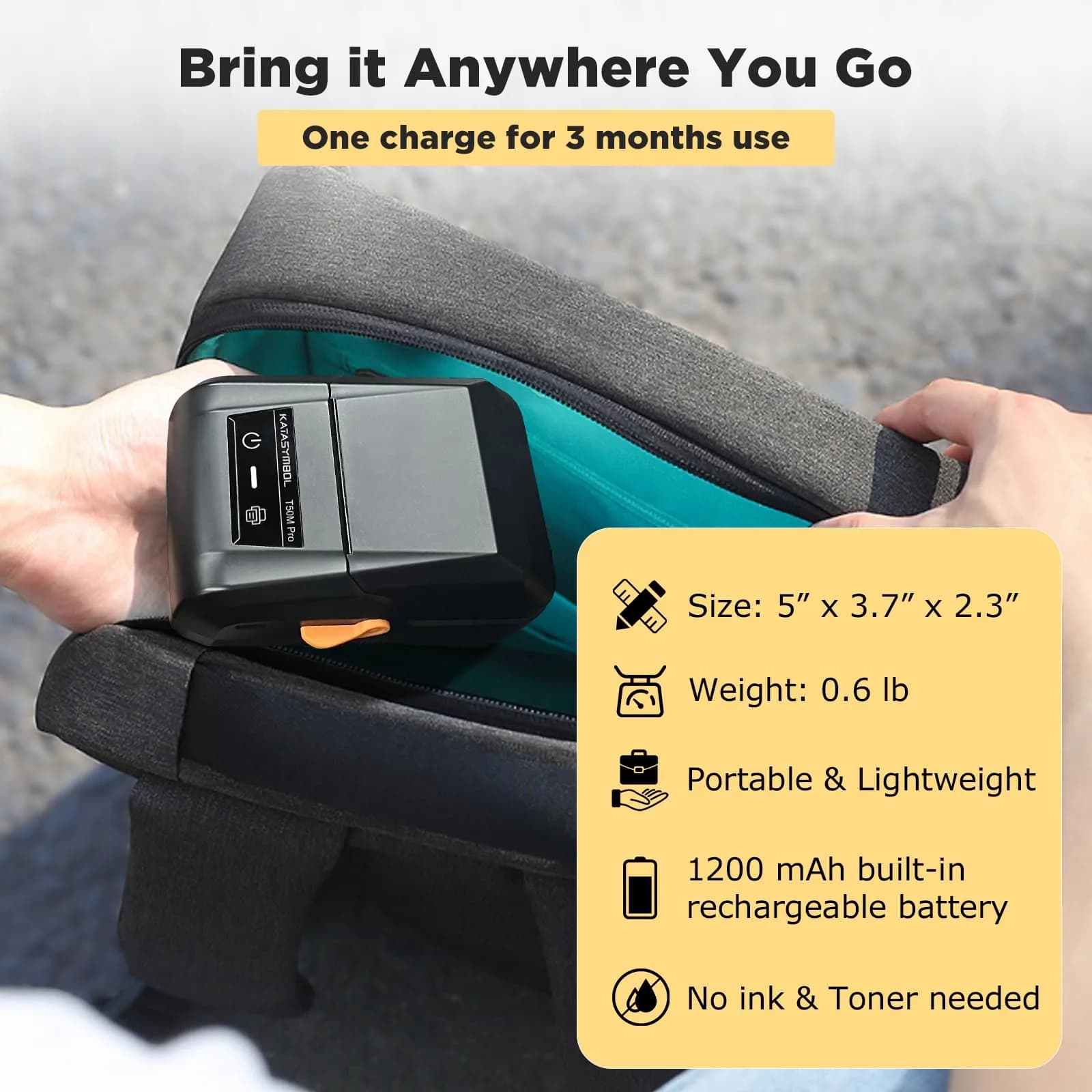 SUPVAN T50M Pro Bluetooth Label Maker Machine with 3 Tapes, Portable, 220V Compatible, USB-C, High Resolution | Best Label Printers for Indian Market thumbnail 8