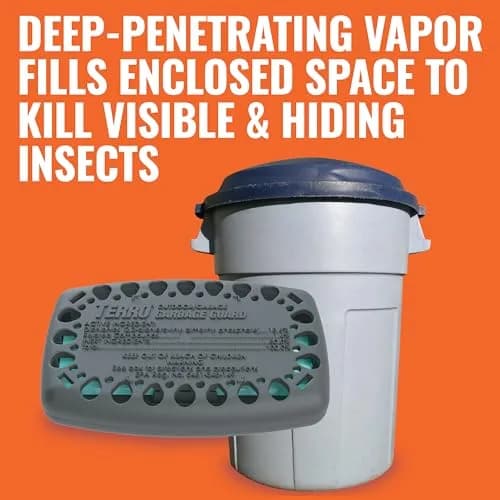 TERRO Garbage Guard Trash Can Insect Killer Pods, 2-Pack | Kills Flies, Maggots, Roaches, Beetles & Other Insects thumbnail 4