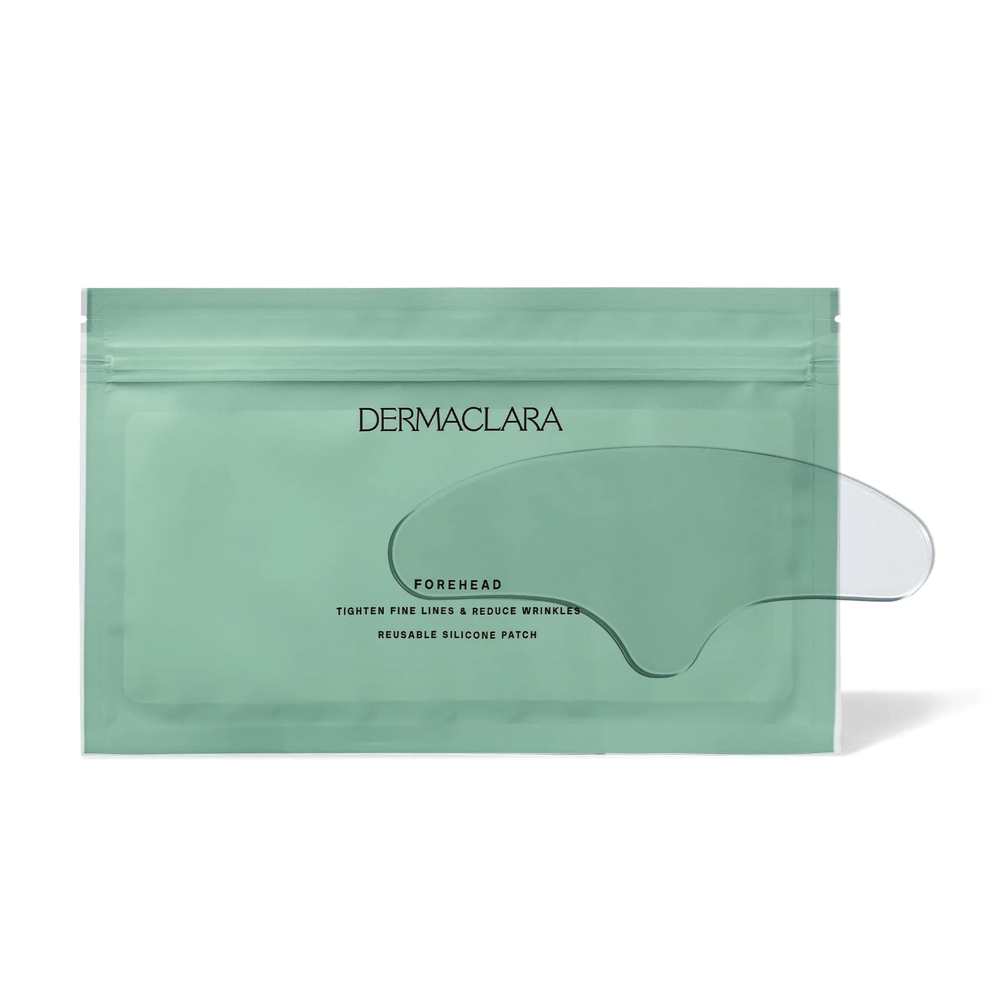 Dermaclara Silicone Patch Eyes & Forehead Kit | Reusable Overnight Wrinkle Pads for Frown & Smile Lines (1 Kit) — Forehead Patch