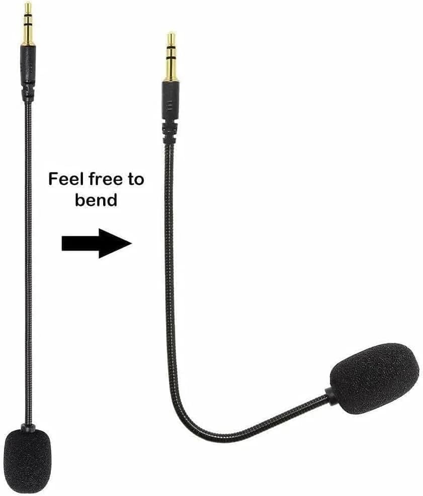 Jowxsx Microphone Headset with Adjustable 360° Bendable Jack | Gaming PC Headsets thumbnail 3