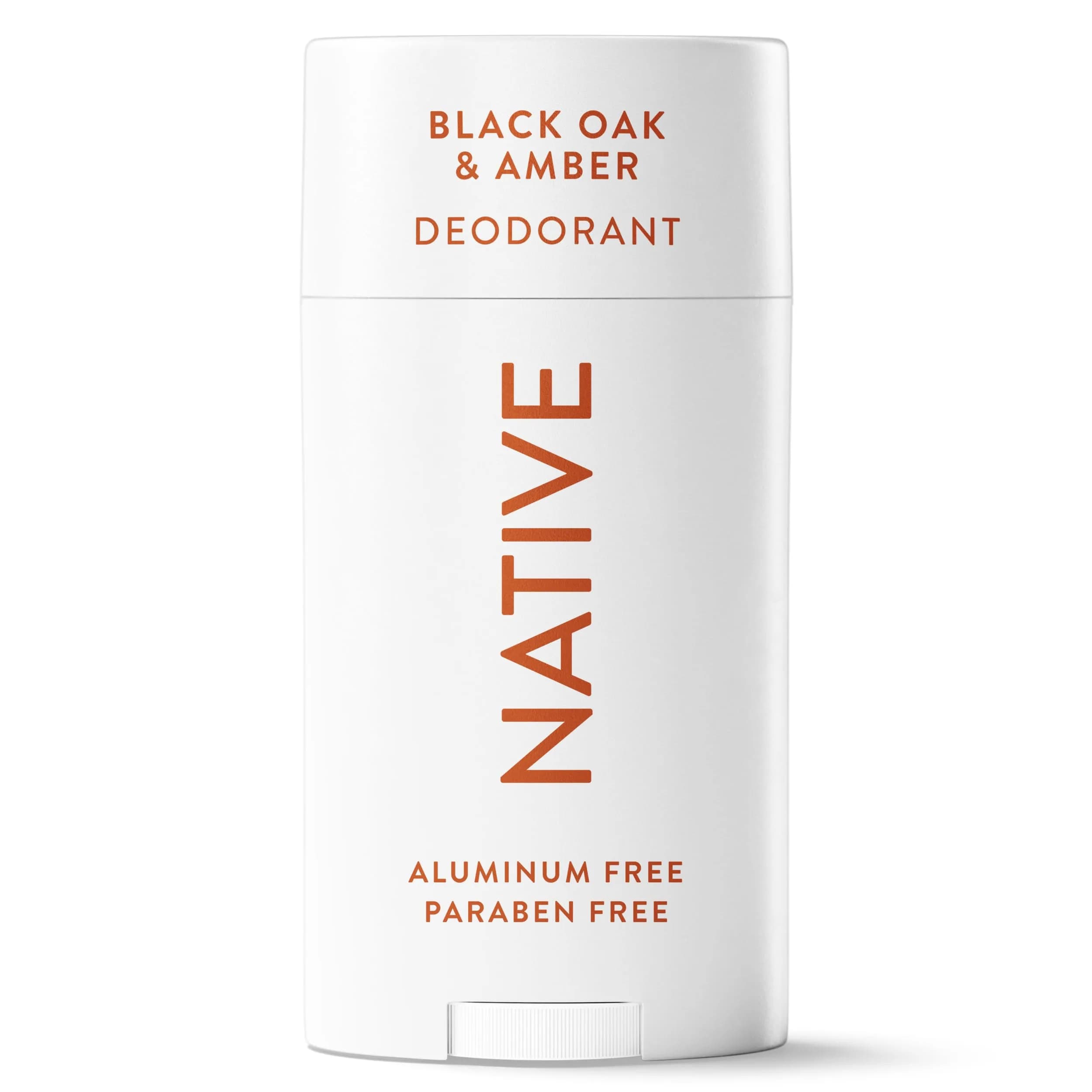 Native Black Oak & Amber Deodorant Stick 79g (2.65oz) | 72-Hour Odor Control