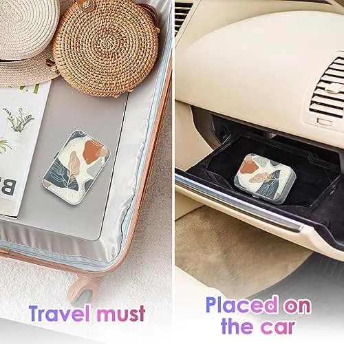 Gerkia Portable Dental Floss Case, Bohemian Leaf | Compact, Durable & Travel-Friendly thumbnail 7