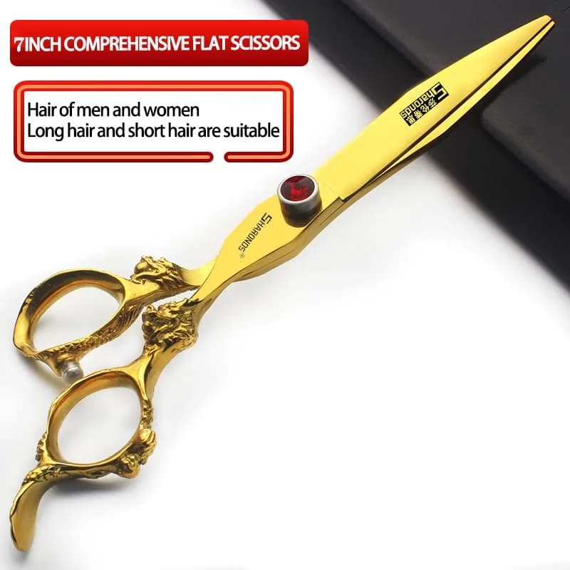 SHARONDS Professional Hair Cutting Dragon Shears 7 Inch (17.78 cm) | Stainless Steel Barber Salon Scissors thumbnail 5