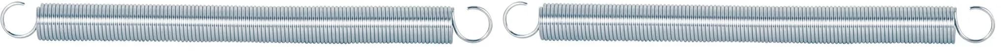 PRIME-LINE SP 9637 Extension Spring 2.54cm (1 in.) x 30.48cm (12 in.) | Nickel-Plated Steel for Household & Professional Use - main product image