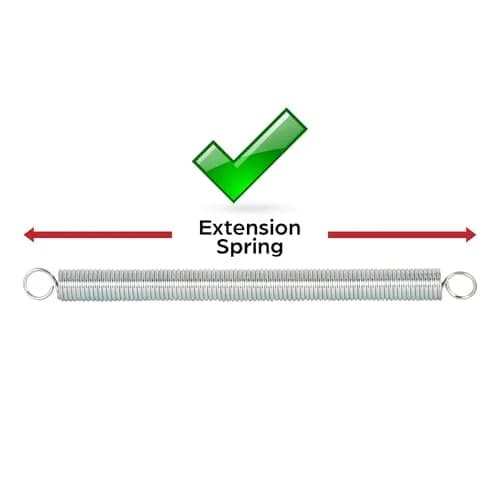 PRIME-LINE SP 9637 Extension Spring 2.54cm (1 in.) x 30.48cm (12 in.) | Nickel-Plated Steel for Household & Professional Use thumbnail 4