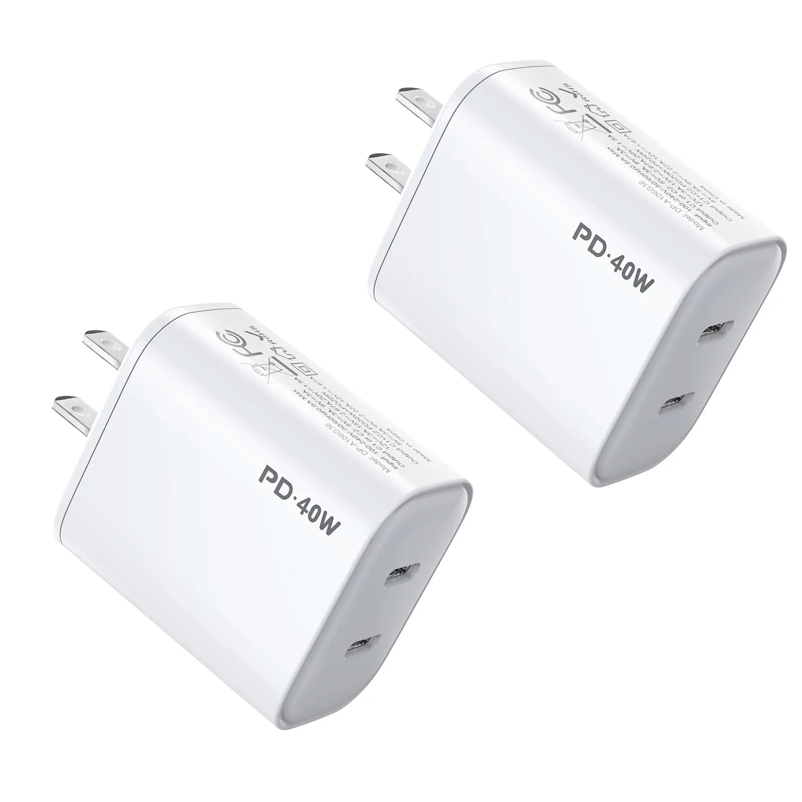 iGENJUN USB C Charger Block 40W Dual Port | Fast Charging for iPhone, Galaxy, Pixel - main product image