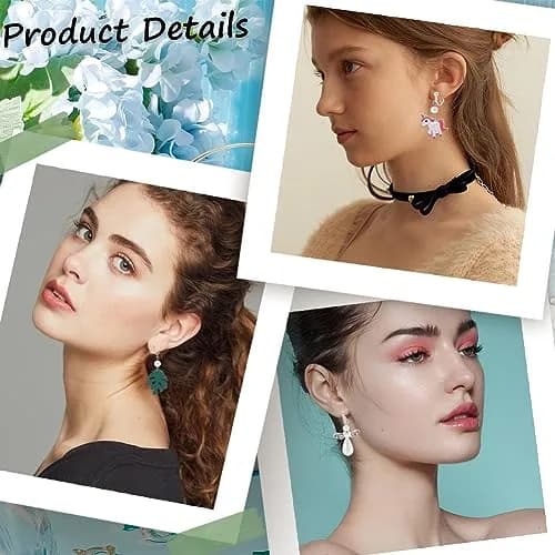 SUNNYCLUE Jewelry Finding Hypoallergenic Clip-On Earring Converters 48 pcs | Non-Pierced Earrings Components thumbnail 5