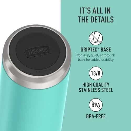 THERMOS ICON SERIES Insulated Water Bottle 18oz | Vacuum Stainless Steel, Cold 16H thumbnail 4