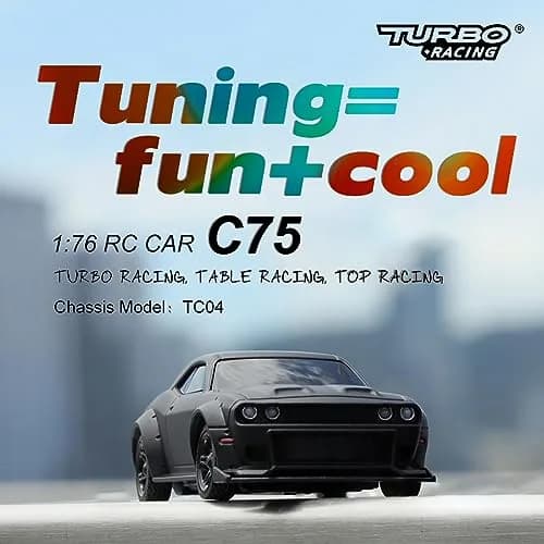 havcybin 1:76 Scale RC Sport Car | Remote Control Mini Model with DIY Shells & Lights thumbnail 6