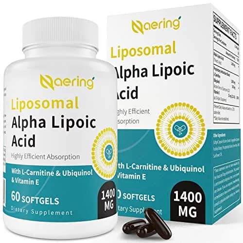 Naering Liposomal Alpha Lipoic Acid 1400mg Softgels | Powerful Antioxidant & Absorption thumbnail 1