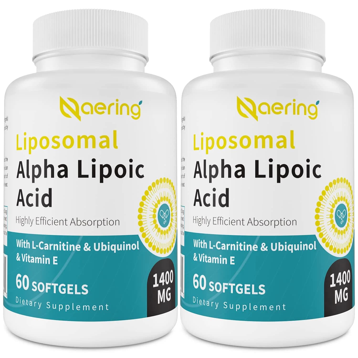 Naering Liposomal Alpha Lipoic Acid 1400mg Softgels | Powerful Antioxidant for Wellness