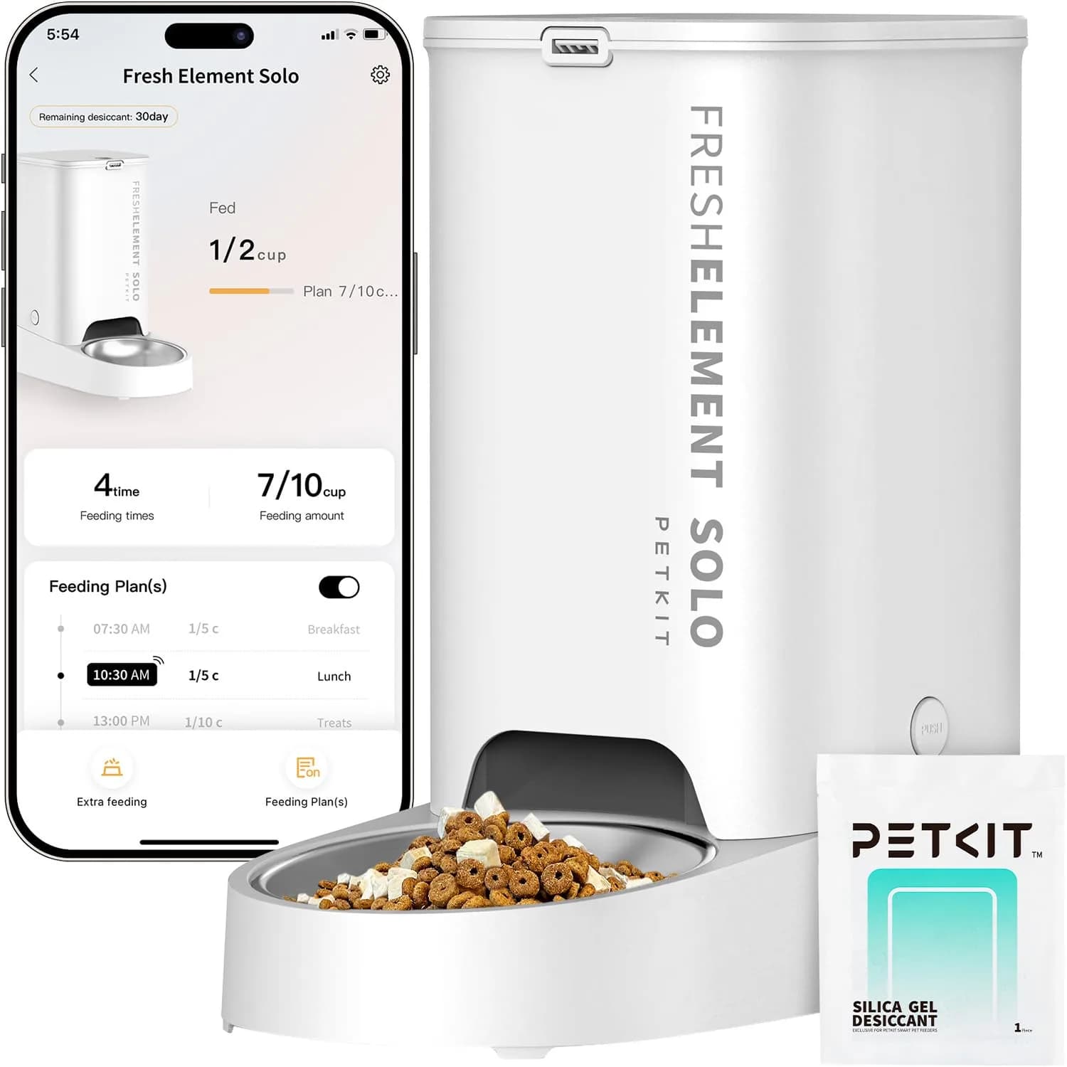 PETKIT Automatic Pet Feeder 3L | WiFi App Control with Triple Fresh-Lock System - main product image