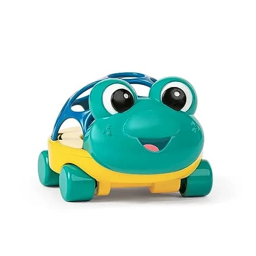 Baby Einstein Curious Car Neptune Oball Toy Car & Rattle 9.5cm (3.7in) | Lights & Rattle for 3+ Months thumbnail 1