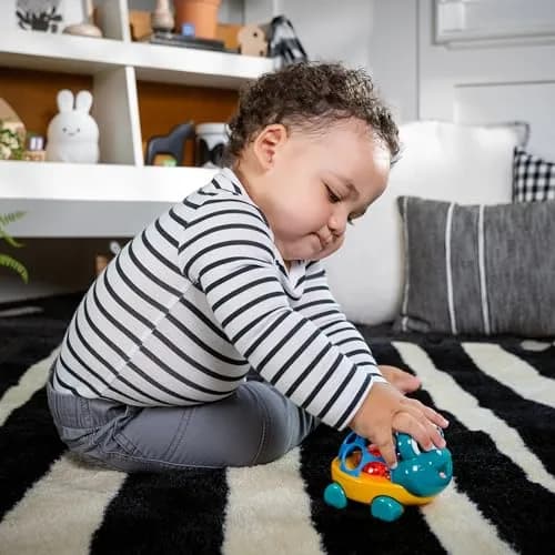 Baby Einstein Curious Car Neptune Oball Toy Car & Rattle 9.5cm (3.7in) | Lights & Rattle for 3+ Months thumbnail 7
