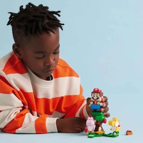 LEGO Super Mario Yoshi's Wild Forest Expansion Set, Toy with 2 Yoshi Figures Made of Stones for Boys and Girls, Small Gift for Children and Gamers from 6 Years 71428 | Role Play & Creative Building thumbnail 4