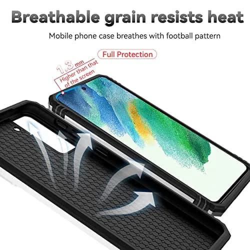 M MAIKEZI Silver 5G Cellular Phone Case with Camera Cover & HD Screen Protector | Military Drop Tested thumbnail 9