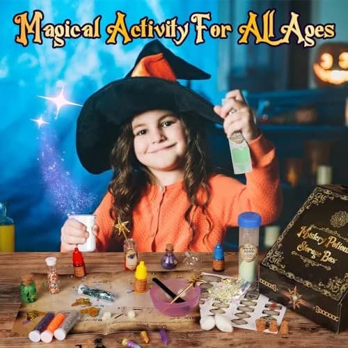 UOMTFAI Mystery Potion Craft Kit for Kids 6-12 Years | Mix 20 Magic Wizard Potions thumbnail 6