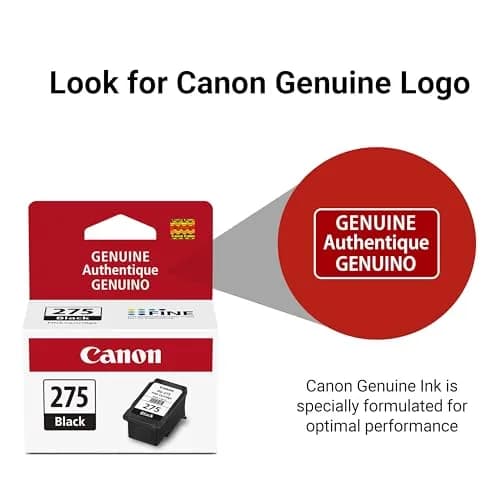 Canon PG-275 Genuine Black Ink Cartridge 2-Pack | Smooth Ink Flow for Canon Printers thumbnail 5