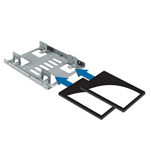 StarTech.com 2.5" to 3.5" SATA Hard Drive Mounting Bracket Kit - Dual 2.5" SSD/HDD Mount for 3.5" Bay (Pack of 2) thumbnail 5