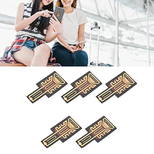 Fydun 5PCS Phone Booster Sticker Vintage Black Gold | Enhances Reception for Phones, Walkie Talkies, and More thumbnail 5