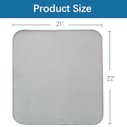 SPRINGSPIRIT Waterproof Chair Pads for Incontinence 22'' x 21'' (4 Pack) | Absorbent Seat Protector for Adults, Elderly, Kids, Pets thumbnail 5