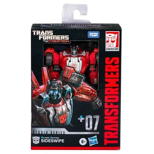 Transformers Toys Studio Series Deluxe War for Cybertron 07 Gamer Edition Sideswipe, 4.5-inch Converting Action Figure, 8+ | Video Game-Inspired Collectible thumbnail 2