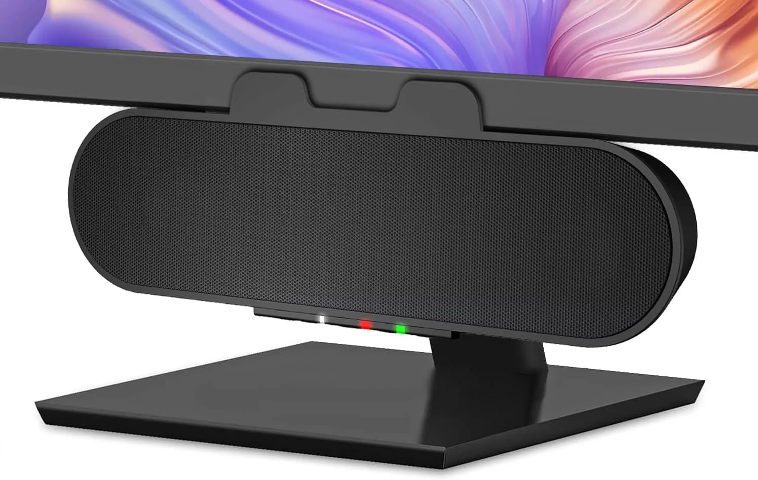 Cyber Acoustics CA-2890 USB Speaker Bar 10W | Clip-On Monitor Mount Design — Black - USB