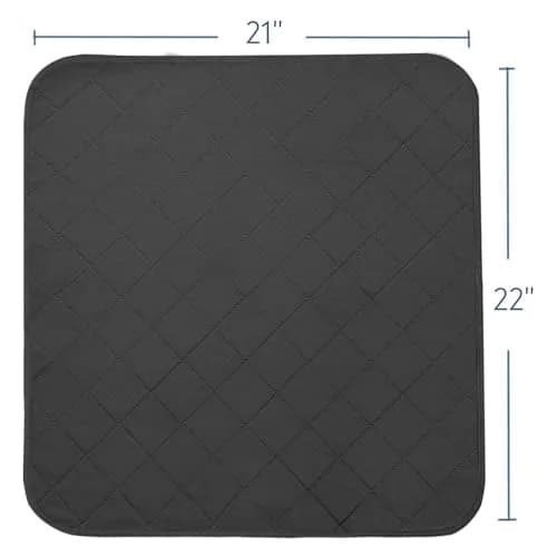 Magik & Kover Waterproof Chair Pads for Incontinence 22" x 21" (4-Pack) | Reusable Seat Protector with Non-Slip Backing thumbnail 4