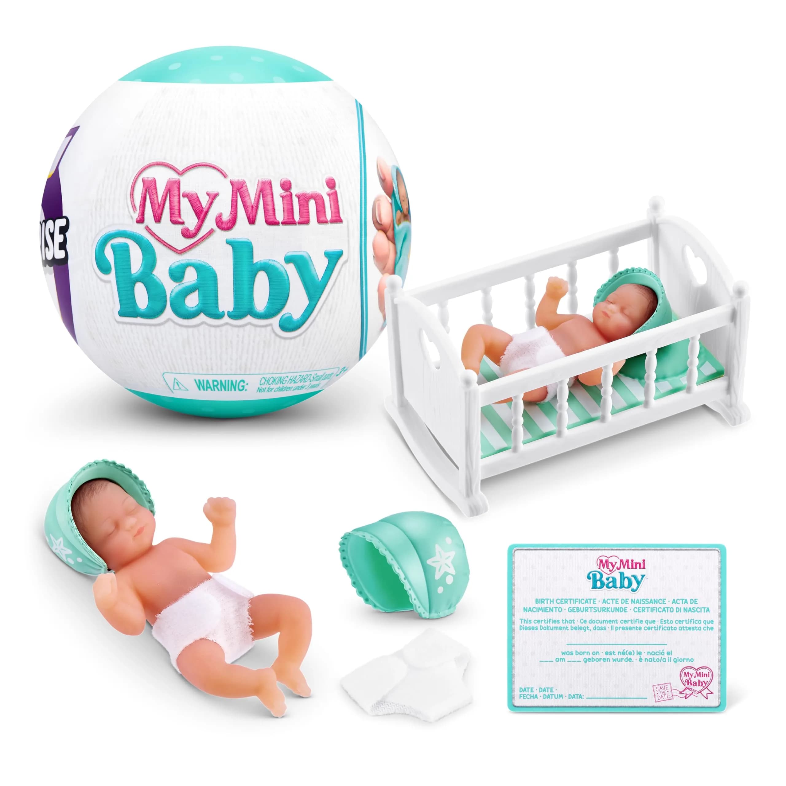ZURU MY MINI 5 Surprise My Mini Baby Series 1 (2 Pack) | Realistic Miniature Collectible Toy for Girls — Mystery Capsule