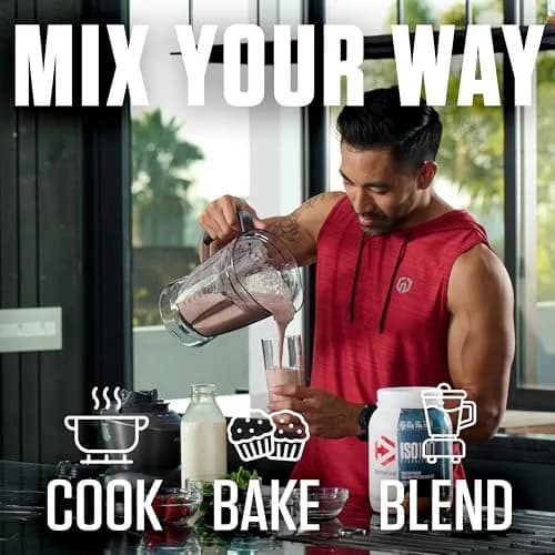 Dymatize ISO100 Whey Protein Isolate Dunkin' Glazed Donut 609g (1.34 lb) | 25g Protein Per Serving thumbnail 7