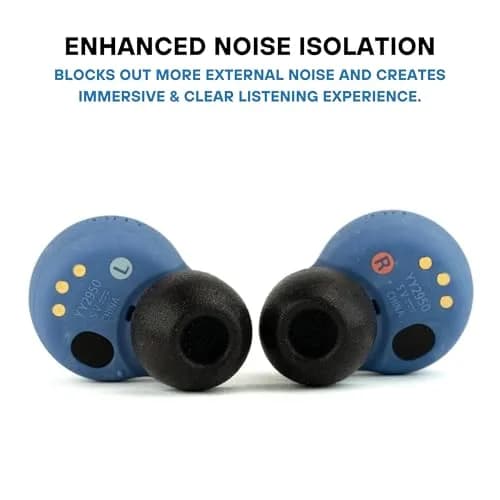 Comply Memory Foam Replacement Ear Tips, Green (S/M/L) (3 Pairs) | Ultimate Comfort & Secure Fit for Sony Earbuds thumbnail 5