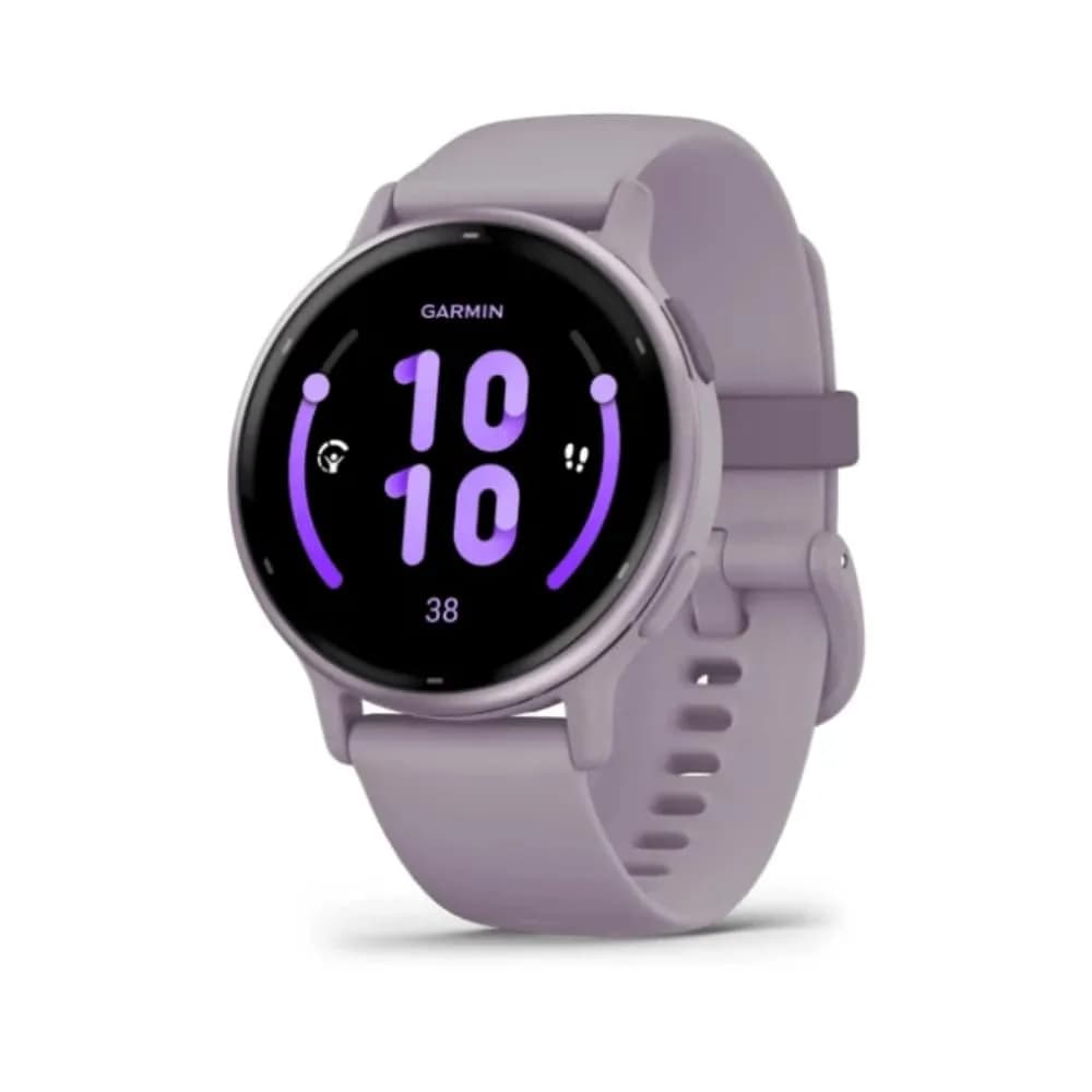 Garmin vívoactive® 5 Health & Fitness GPS Smartwatch 42mm Ivory | AMOLED Display, 11-Day Battery, Body Battery™ Monitoring — Orchid