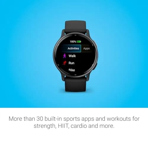Garmin vívoactive® 5 Smartwatch 42mm Black | 11-Day Battery Life & AMOLED Display thumbnail 5