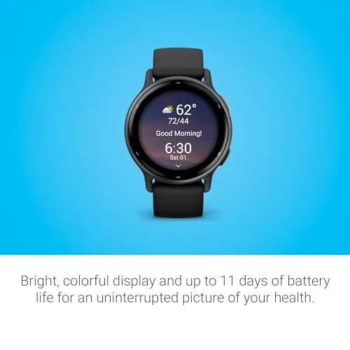 Garmin vívoactive® 5 Smartwatch 42mm Black | 11-Day Battery Life & AMOLED Display thumbnail 3