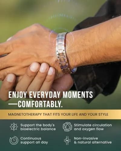 MagnetRX Copper Cuff Magnetic Bracelets for Men & Women | Stylish Magnetic Copper Wristband thumbnail 3