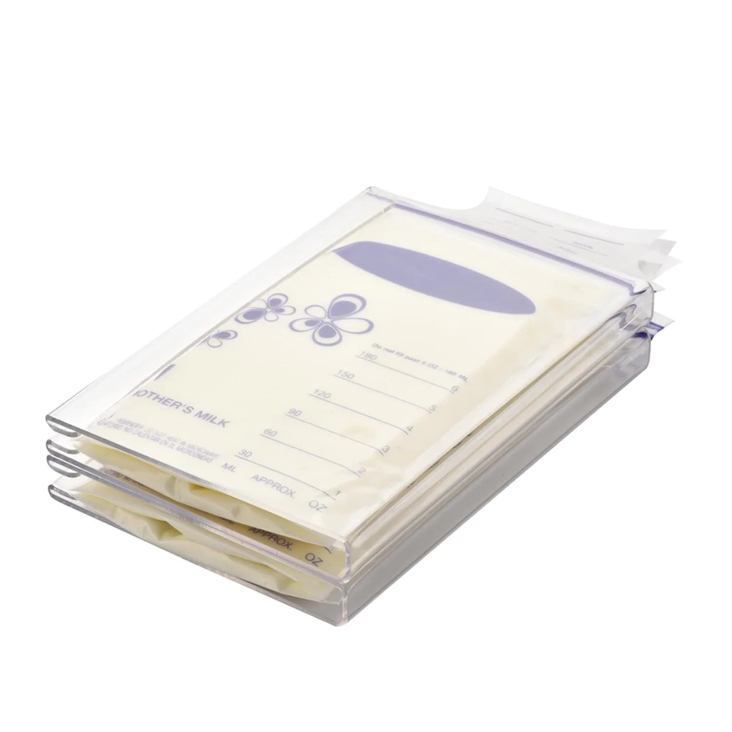 Ugotfeels Freeze Flat Breast Milk Storage Bag Organizer Kit 2-Pack | Fits 3-6oz Bags - main product image