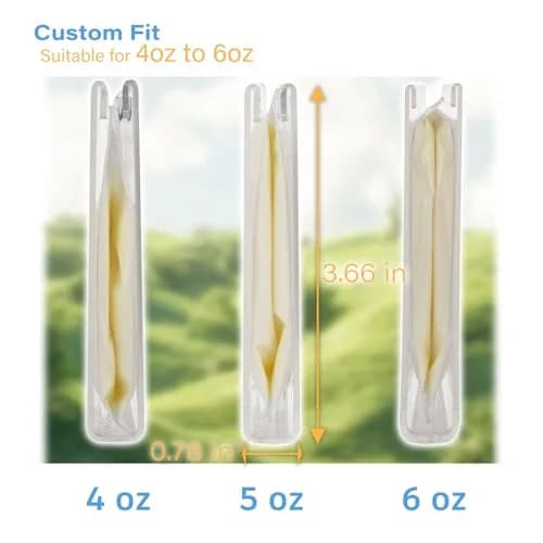Ugotfeels Freeze Flat Breast Milk Storage Bag Organizer Kit 2-Pack | Fits 3-6oz Bags thumbnail 3