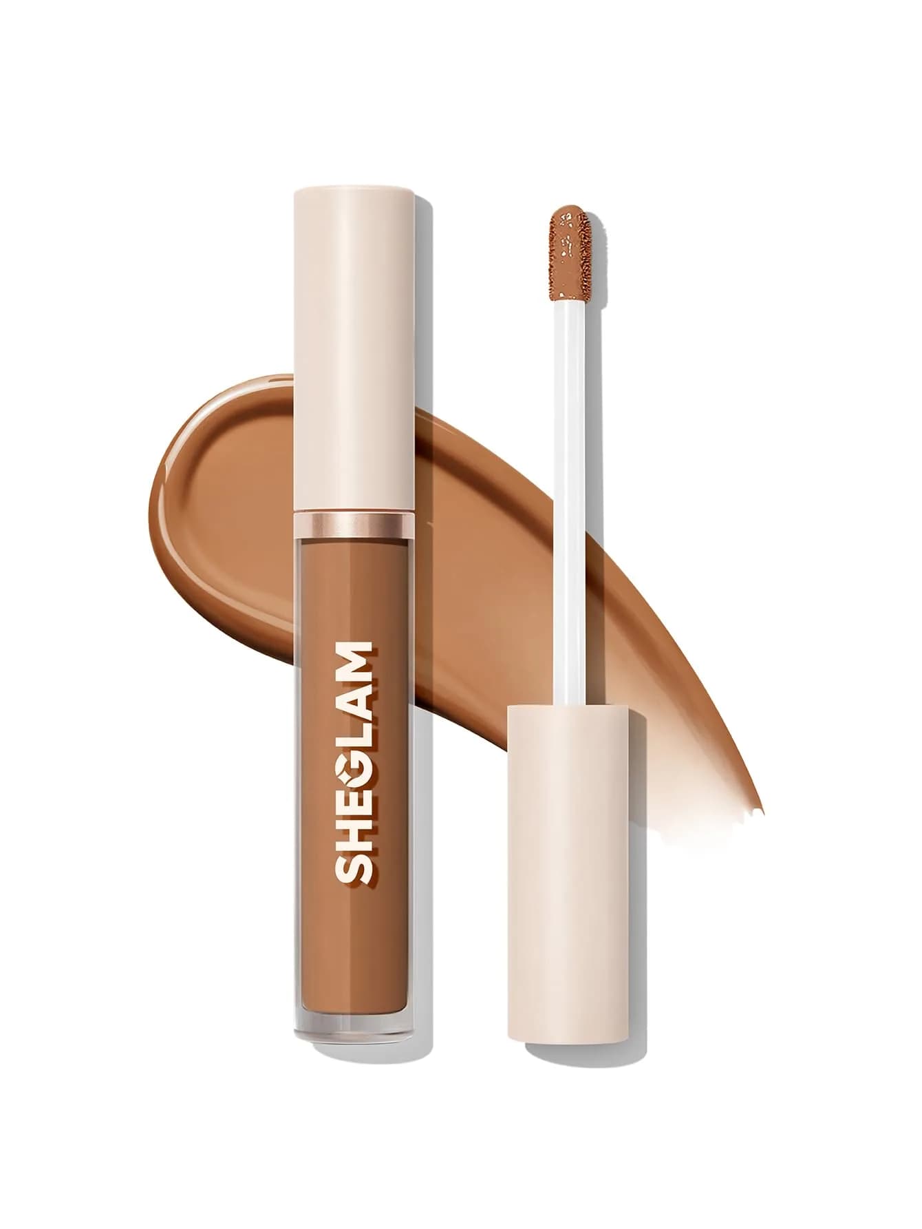SHEGLAM 12HR Full Coverage Concealer Stick 0.13 oz (3.7g) | Matte Finish for Under Eye & Dark Circles — Earth