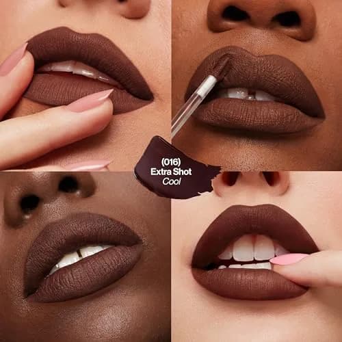 Revlon ColorStay Limitless Matte Liquid Lipstick 0.17 Fl Oz | Vegan, No-Budge, Longwear, Waterproof, Extra Shot 016 thumbnail 2