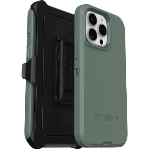 OtterBox Defender Series Case for iPhone 15 Pro MAX - Rugged Green | Military Drop Protection thumbnail 6