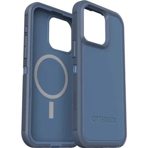 OtterBox Defender Series XT Case for iPhone 15 Pro Max - Baby Blue Jeans | Rugged, MagSafe, Dual-Layer thumbnail 6